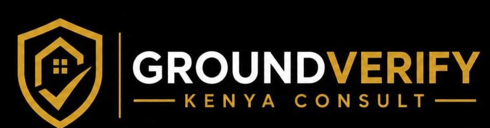 GroundVerify Kenya Consult logo — gold shield with wordmark